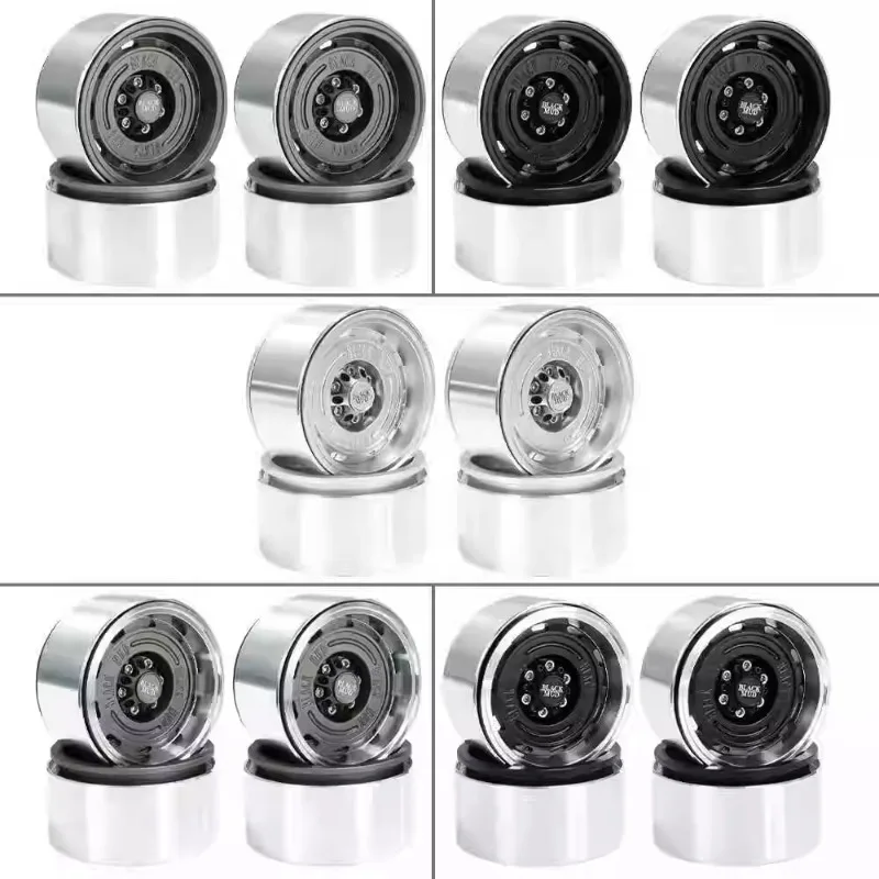 

Metal 2.2-inch Retro Negative Value Wheel Hub for 1/10 RC Crawler Car AXIAL SCX10 III AX103007 Jeep Chevrolet TRX6 Accessories