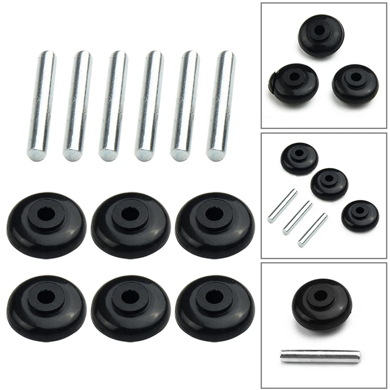 Rodillos de AD-4Set ejes para DYSON DC35, DC44, DC45, DC59, DC62, V6, SV03, SV05, SV06, cabezales motorizados de vacío