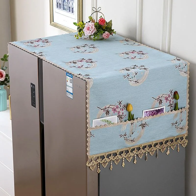Single Door Refrigerator Cover Dust Cloth Protective Cover Cover Cloth European Top Cloth Cover Microwave Oven Cover