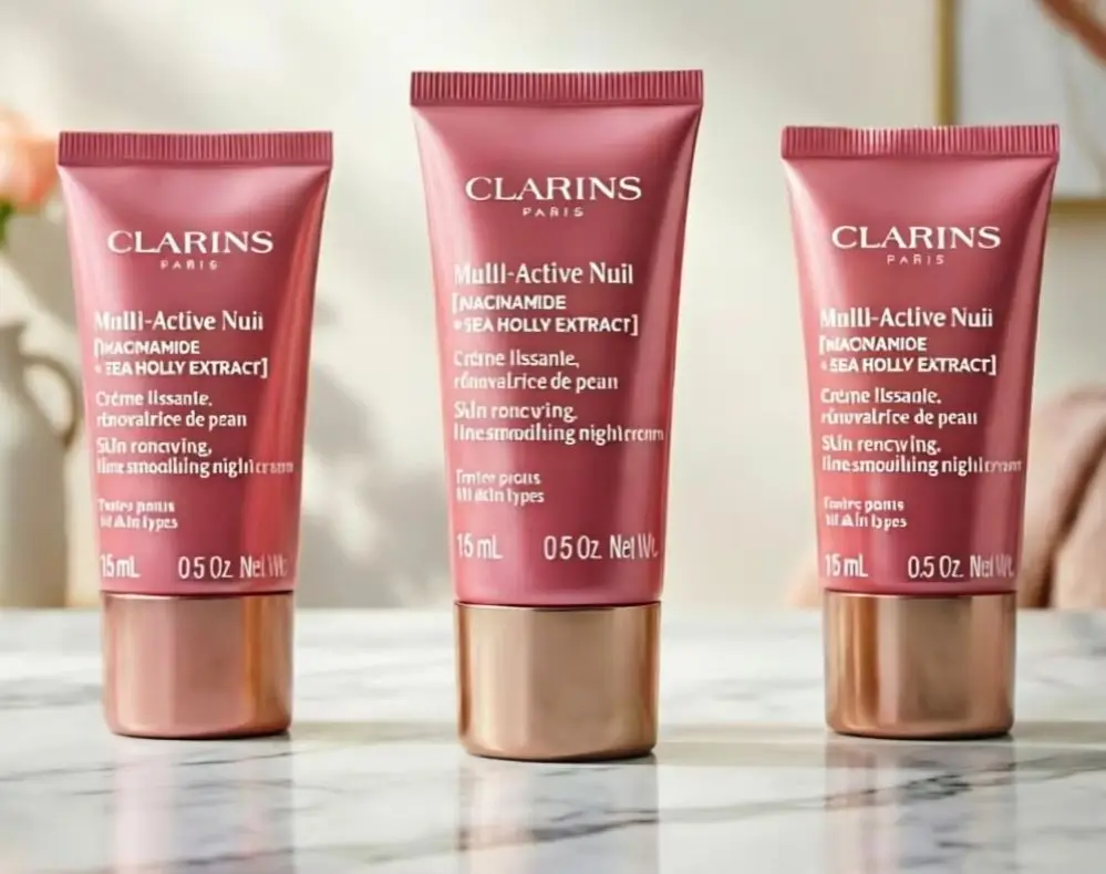 Clarins Multi-Active Renewing Day/Night Moisturizer Cream 15ml, All Skin Types, Original Skin Care Health Beauty