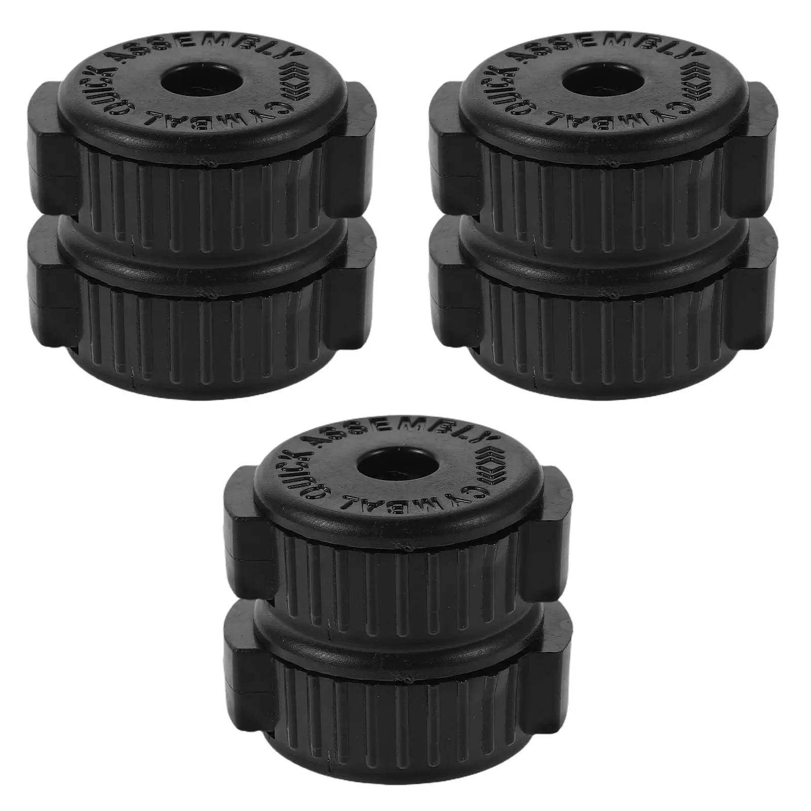 6 Pcs Plastic Cymbal Stand Holder Clamp Drum Accessories Parts Hardware