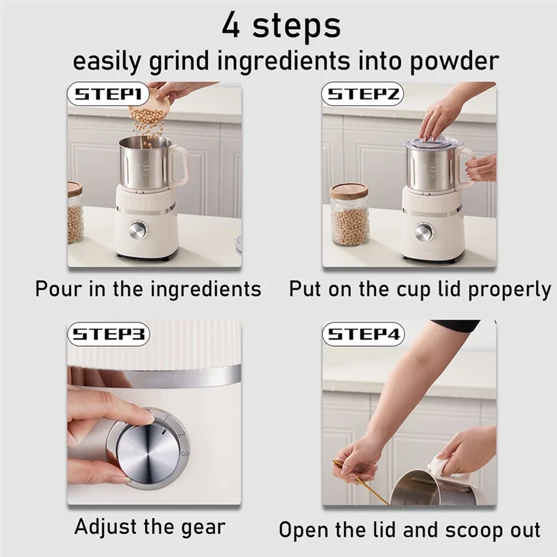 AB66-Processore alimentare mul - Coffee Bean Grinder Electric recensione e prezzo