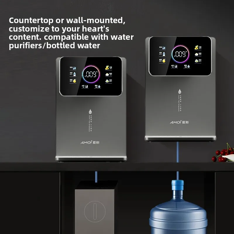 Tankless self-priming bottled water dispenser, household wall-mounted/countertop water purifier, direct drinking water dispenser