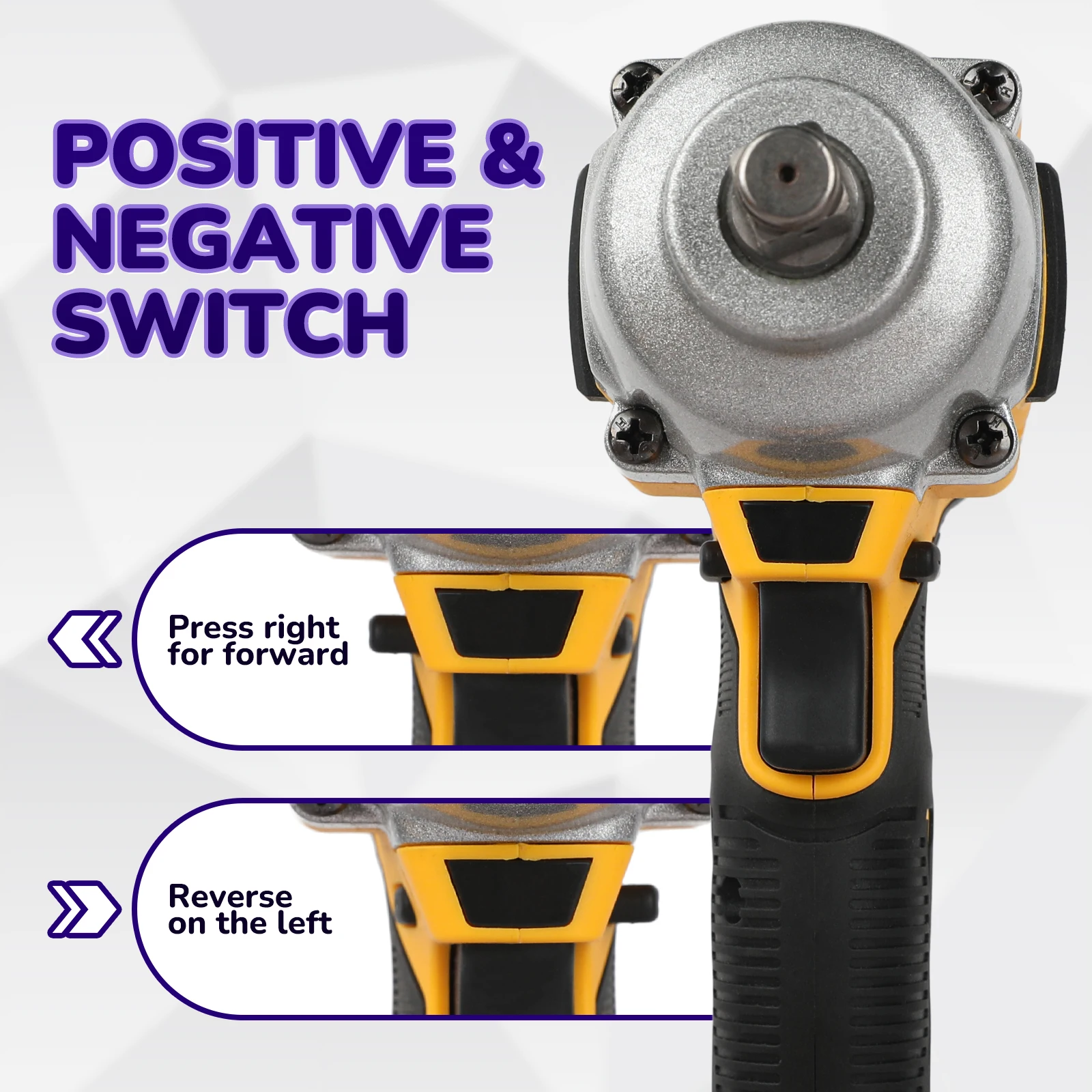 Бесщеточный ударный гайковерт DeWALT DCF900, мощность 20 В, скорость привода под давлением, двойная безопасность и эргономичная конструкция для тяжелых условий эксплуатации