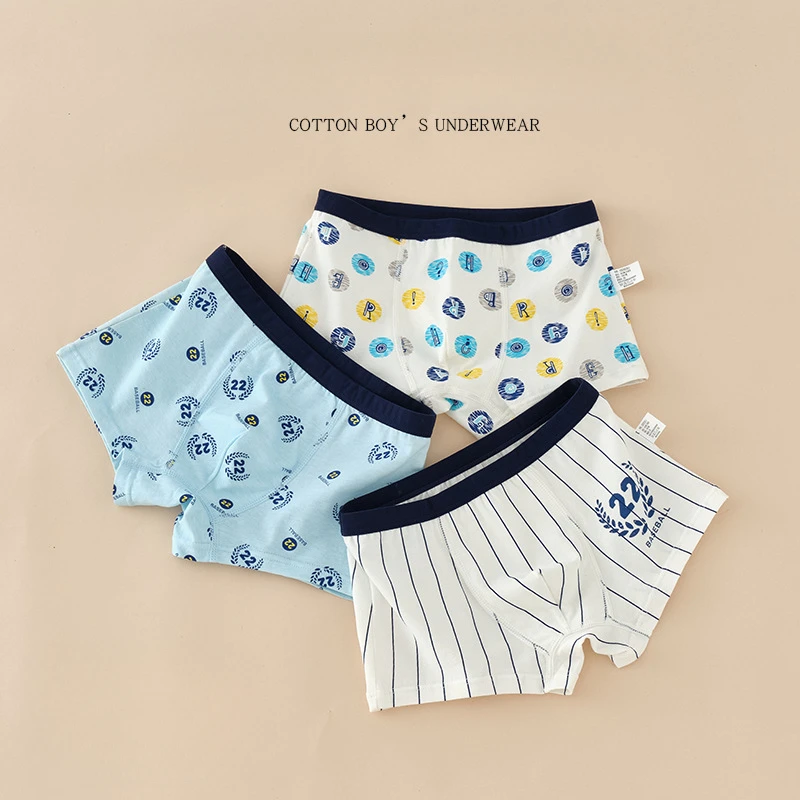 Children's Underpants Boys Boxer Shorts Mid To Large Kids Underwear Student Baby Explosive Popular Style Underwear