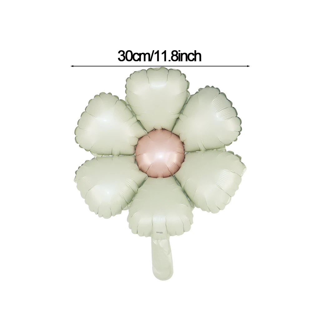 5pcs 50x40cm Matt Candy Daisy Balloon Aluminum Foil Balloons Sunflower Ballons Girl Baby Shower Birthday Party Wedding Decor