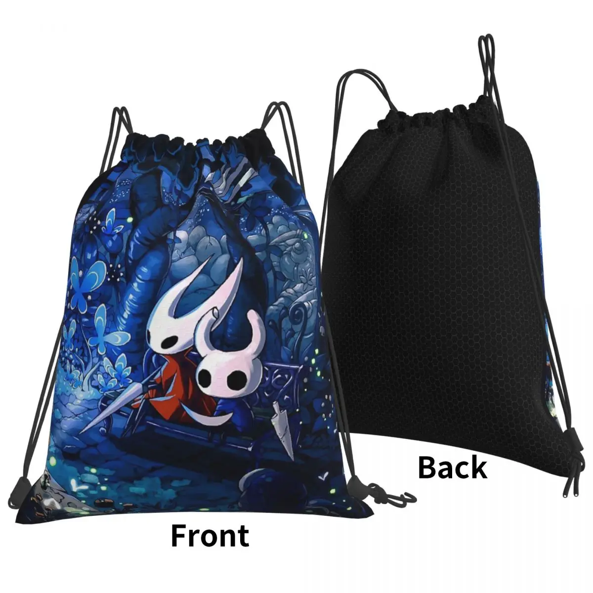 Hollow Knight Backpacks Multi-function Drawstring Bags Sports Bag Book Bags for Man Woman School