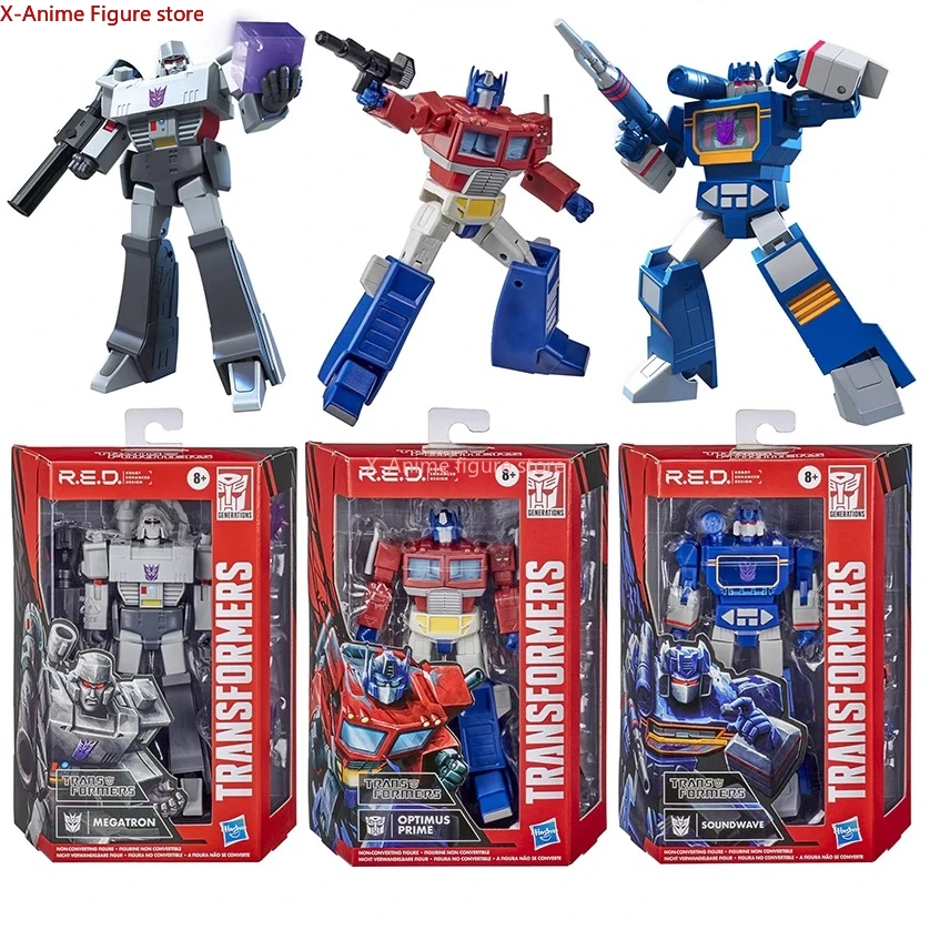 레드 Hasbro 변압기 장난감 6 인치 OP Megatron Soundwave 모델 애니메이션 피규어 액션 피규어 이동식 모델 컬렉션 선물
