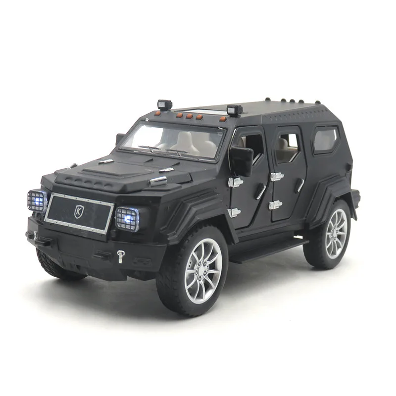 1:28 giocattoli auto camion SUV cavaliere XV modello in lega Diecast veicoli auto bambini LED bambini regali collezione giocattoli di simulazione per ragazzi