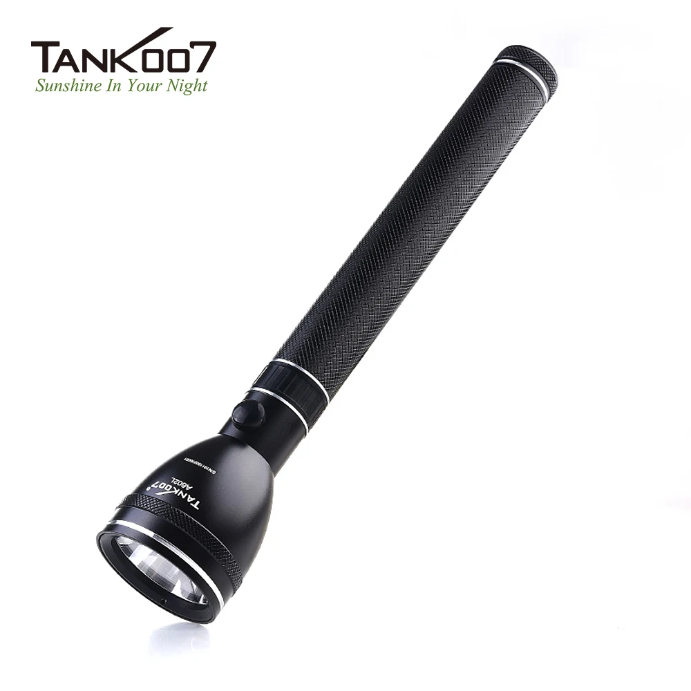TANK007 Ultra leistungsstarke LED-Taschenlampe, Camping-Taschenlampe, wiederaufladbar, 18650-Akku, leistungsstarke Arbeitsleuchte für Outdoor-Wanderbeleuchtung