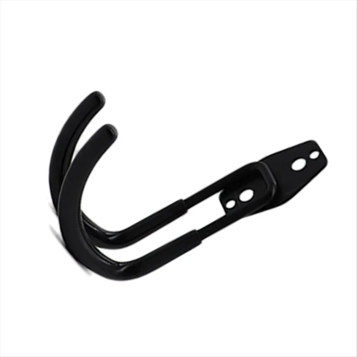 【2590 Popular】2 Wall-Mounted Composite Pulley with Wall-Mounted Bow Frames Storage and Display Equipment Metal Hooks Black