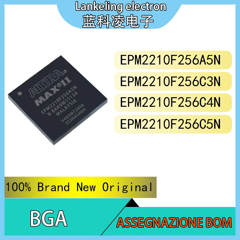 

EPM2210F256A5N EPM2210F256C3N EPM2210F256C4N EPM2210F256C5N 100% Brand New Original Chip IC BGA-256