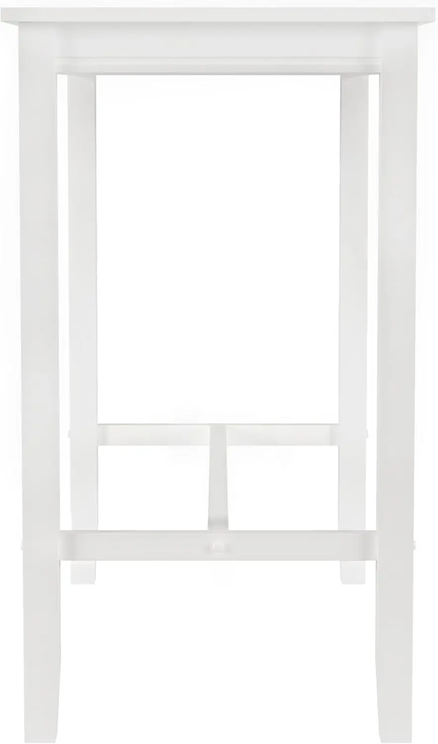 Claridge White Wooden 42" Bar Height Pub Table