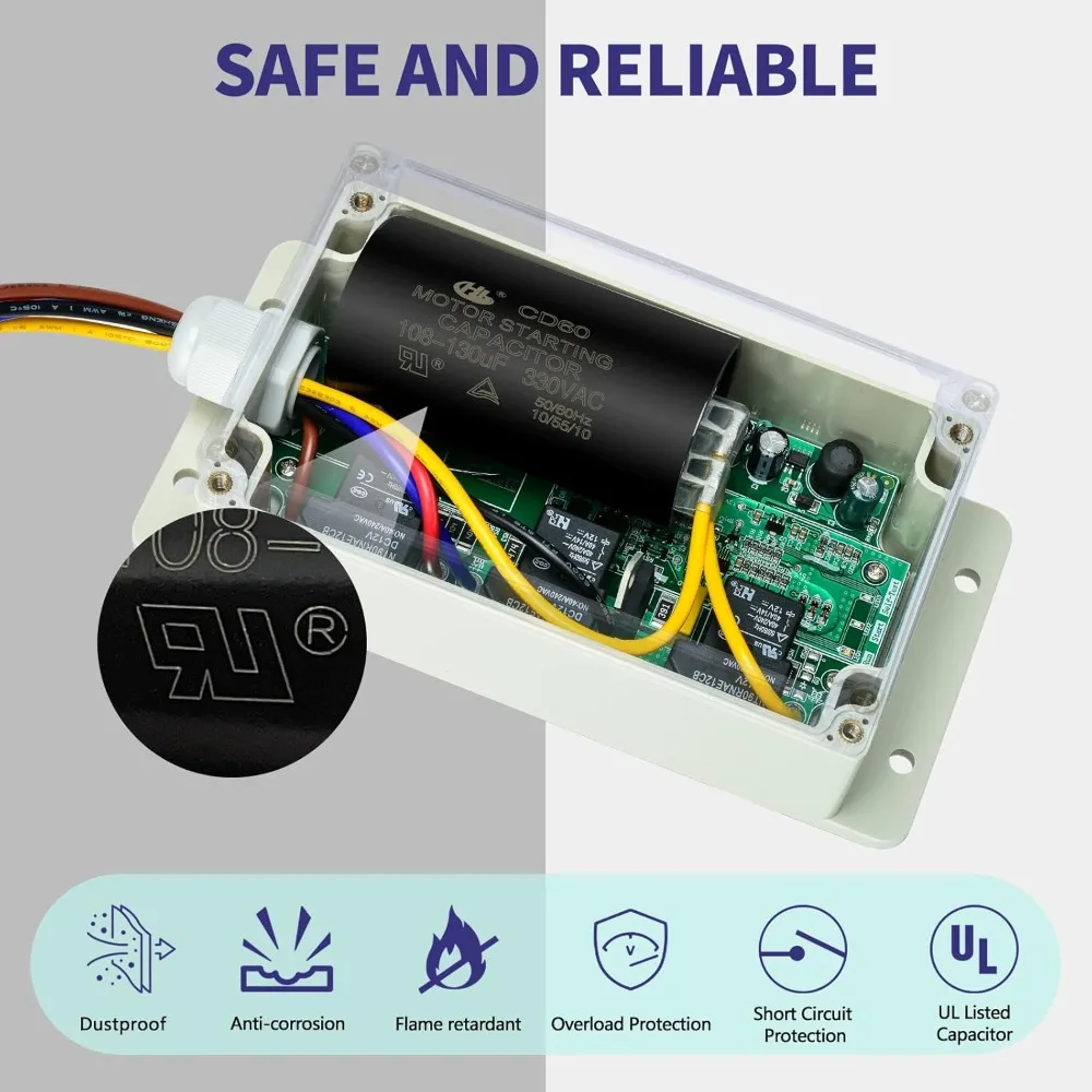 Soft Start for RV Air Conditioner, Soft Starter for RV Enables Easy Start an A/C & Appliances on RV Power with a Small Generator