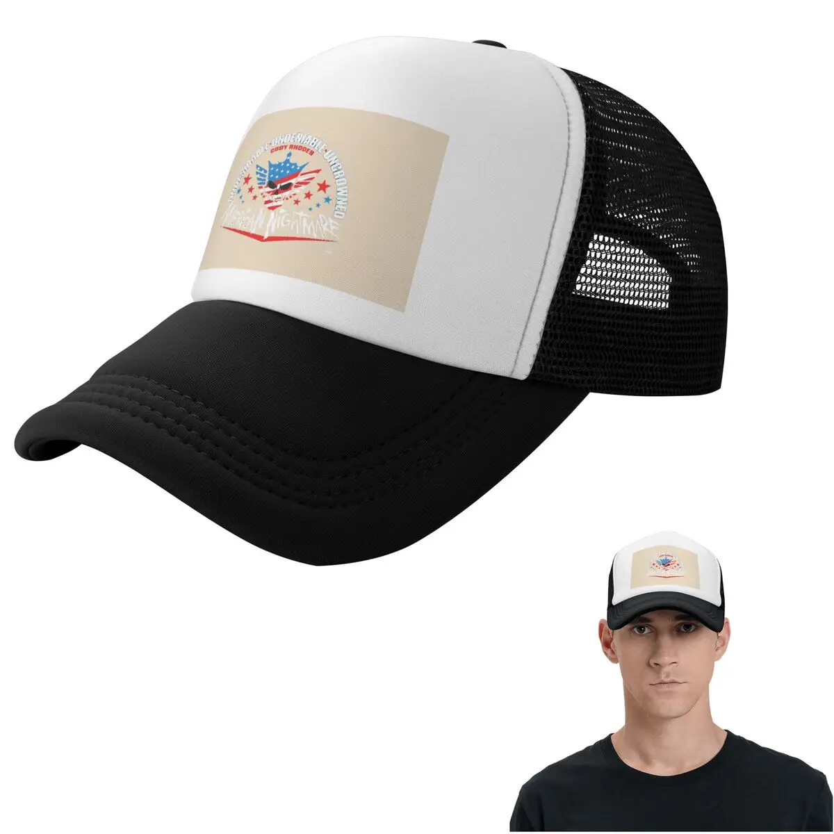 Cody Rhodes Mes  Cap Casual Mesh Baseball Caps Adjustable Hat Hip Hop Summer Unisex Baseball Hats