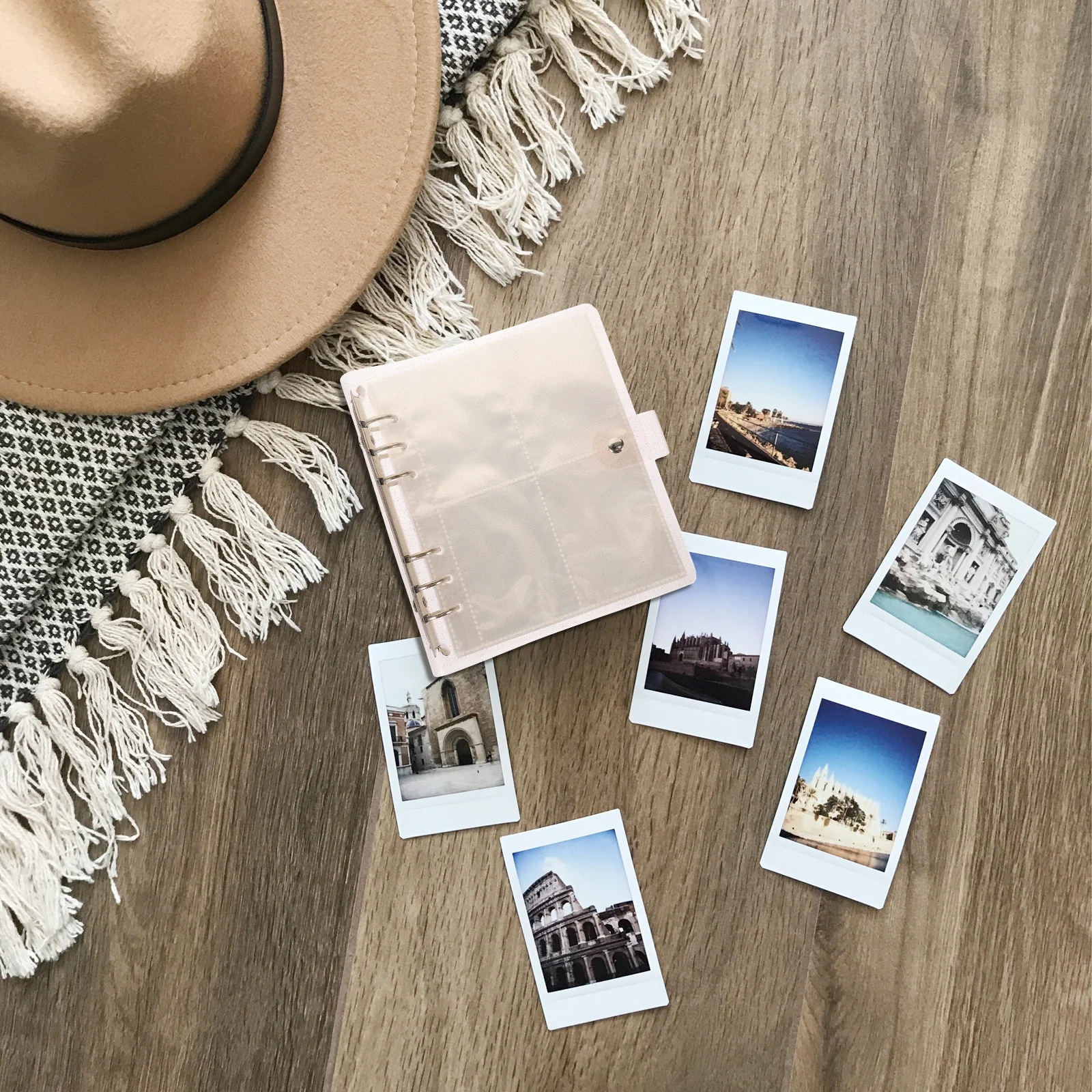 

1 set 1 Set Clear Sparkling Photo Album Pvc Photo Book Large Capacity Photocard Holder Portable Decorative Memory Storage Book