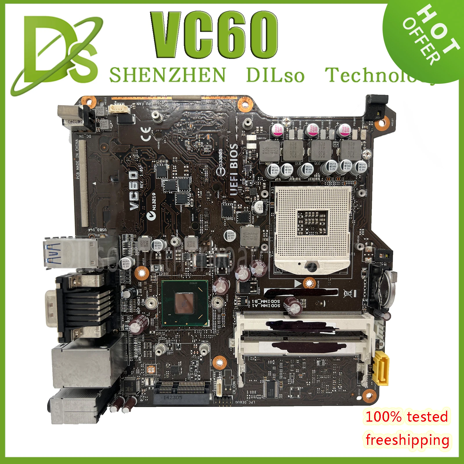 KEFU VC60 For ASUS  VivoPC VC60 All-in-One Desktop PC Motherboard