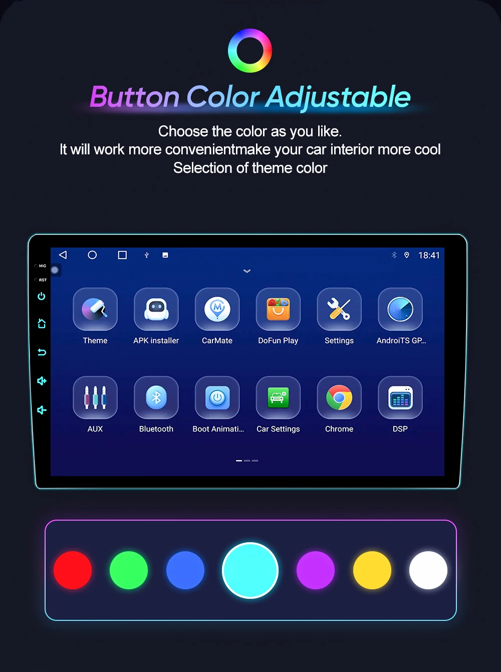 

Android 16 For Suzuki Jimny JB64 JB74 2018 - 2020 Car Multimedia Stereo Player GPS Navigation Wifi 4G Bluetooth Carplay Auto DVD