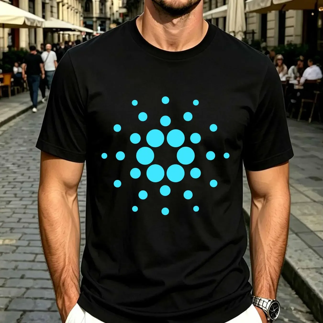 washed T Shirt Cardano ADA Crypto Cryptocurrency Logo Blockchain Bullrun Market Top Bull Run Bullish Block Chain vintage