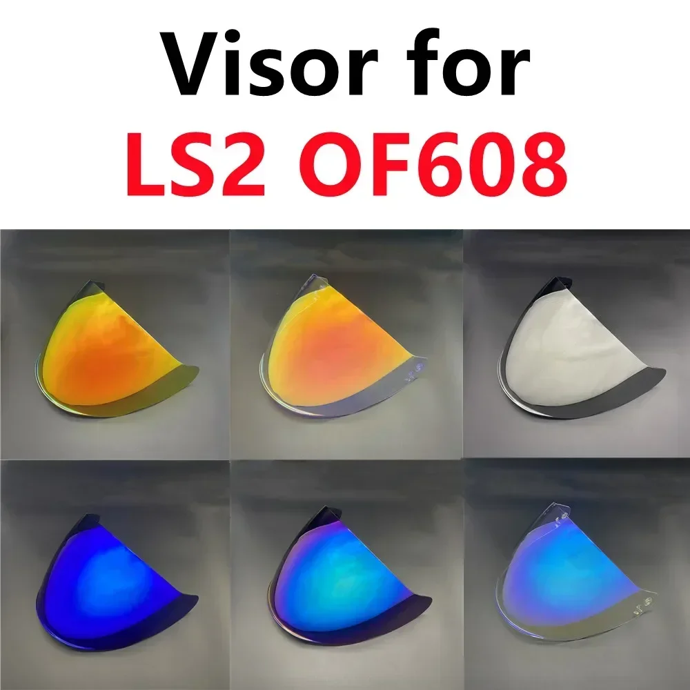 OF608 Visor Replacement for LS2 OF608 Open Face Helmet Shield Lens Shield Cascos Accessories Sunshield Windshield