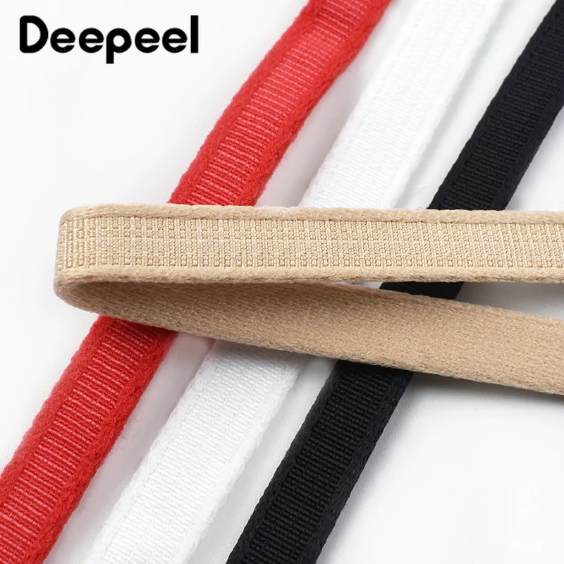 2/5/10/20M Deepeel 10mm Nylon Webbing Tubular Ribbon Bands for Underwear Bra Underwire Channeling Tape DIY Sewing Accessories view 4