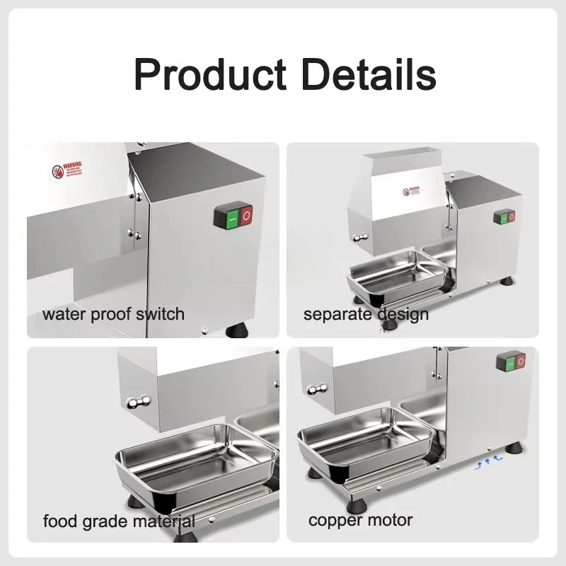 Fully Automatic Tender Meat Machine, Multifunctional Blade Type Pork Tender Meat Machine, Fresh Meat Cutting Machine