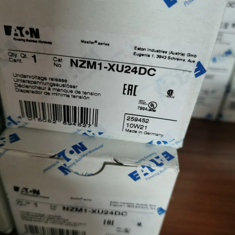 NZM1-XU24DC Undervoltage Trip Unit 24V DC, NZM1 Series Accessory, Fast Delivery