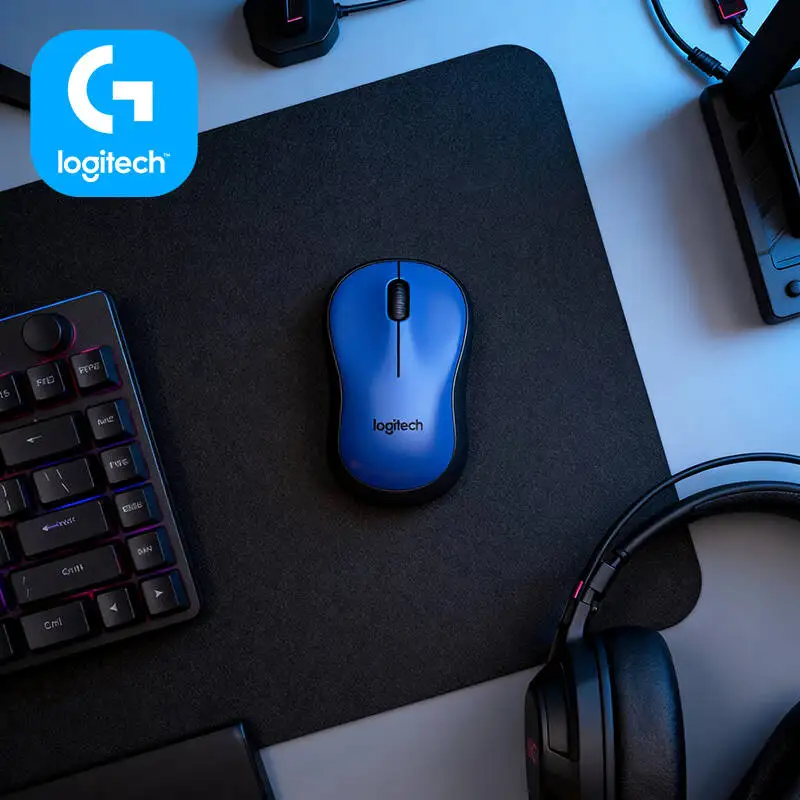 Logitech M220 Quiet Wireless Mouse 10m Reliable Range 18-Month Battery 2.4GHz Steady Connection Daily Office Home Accessory