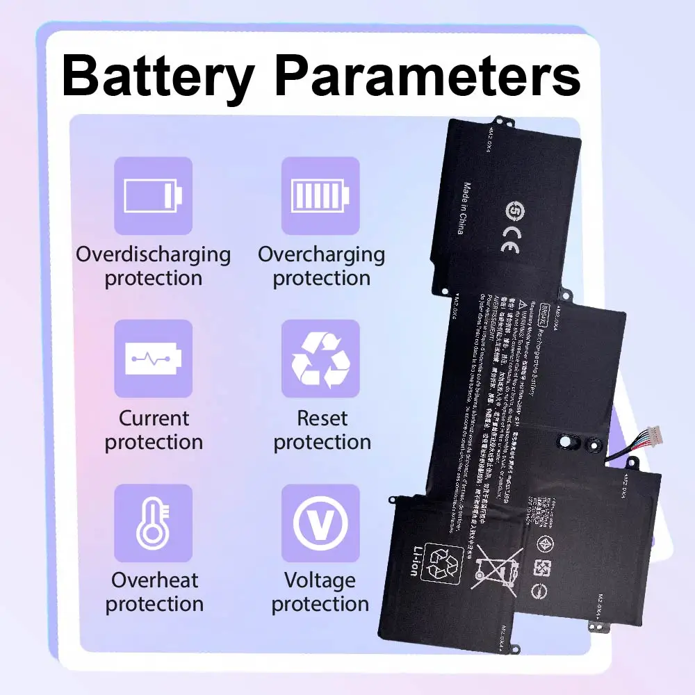 BR04XL New Original Laptop Battery Replaces for HP EliteBook 1020 G1, 7.6V High Performance, M0D62PA, HSTNN-I26C