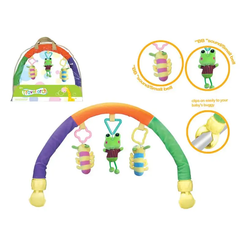 Lovely Baby Cradle Seat Cot Hanging Toys Crib Mobile Stroller Hanging Soft Plush Rattles Ring Bell Educational Baby Toys