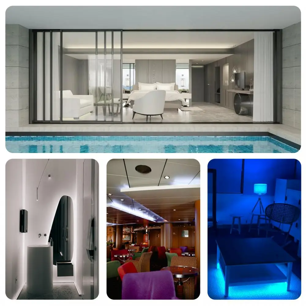 多用途LEDストリップコントローラー,スマートホーム統合,環境強化,RGBおよびCCT, RGB, 1〜10個