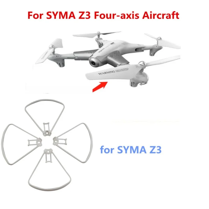 Syma Z3 Drone śmigła rama ochronna łopatki pokrywają CCW CCW wymienne wentylatory dla quadcoptera czteroosiowe części samolotu oryginalne