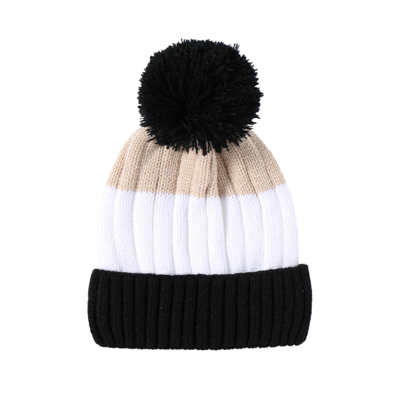 Toddler Boys and Girls Beanie Hats Knitted Warm Caps for Kids Autumn Winter 1 2 3 Years Old-