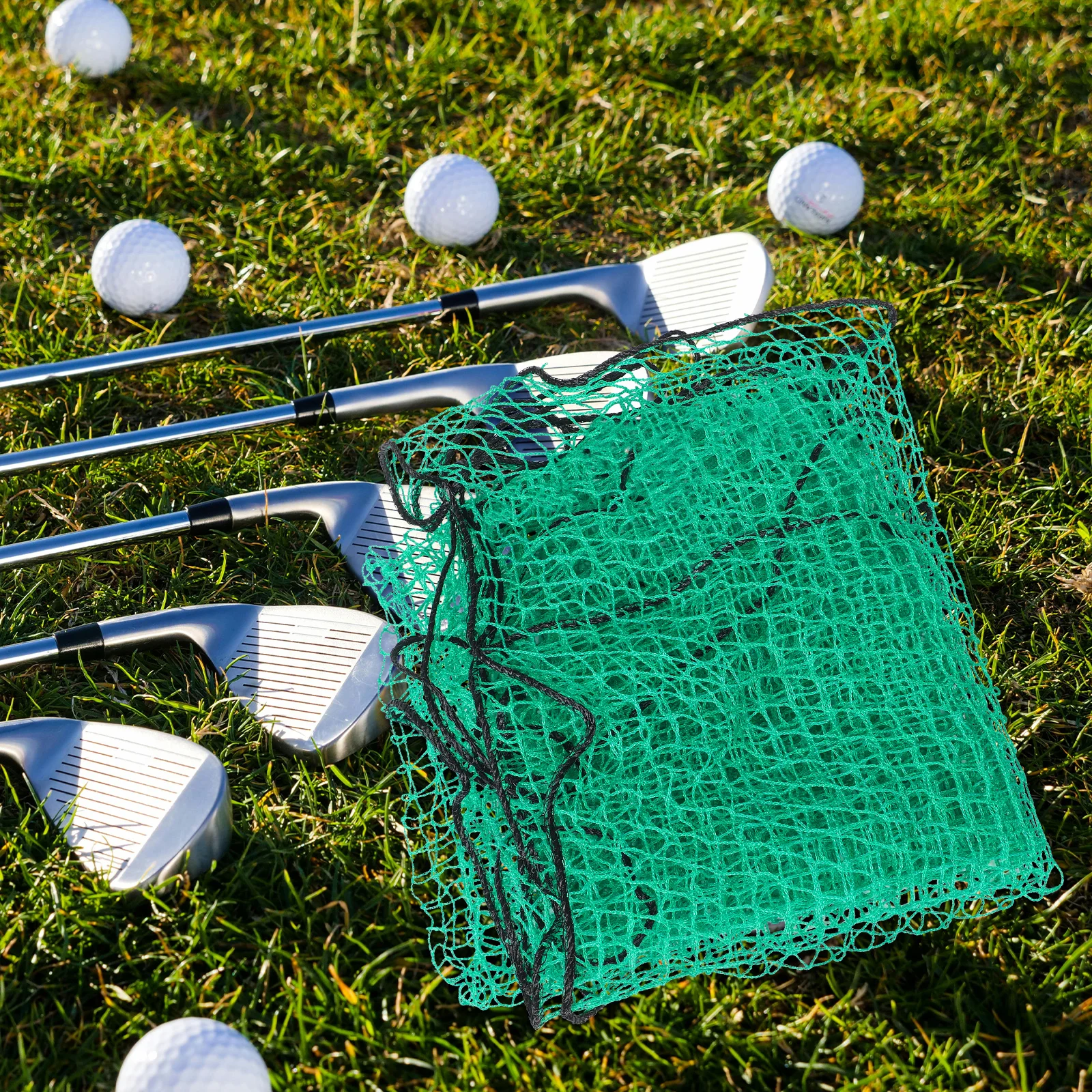 

Durable Heavy Duty Practice Net Cage For Outdoor Backyard Training Portable Sports Barrier Foldable Golf Swing Hitting Net For