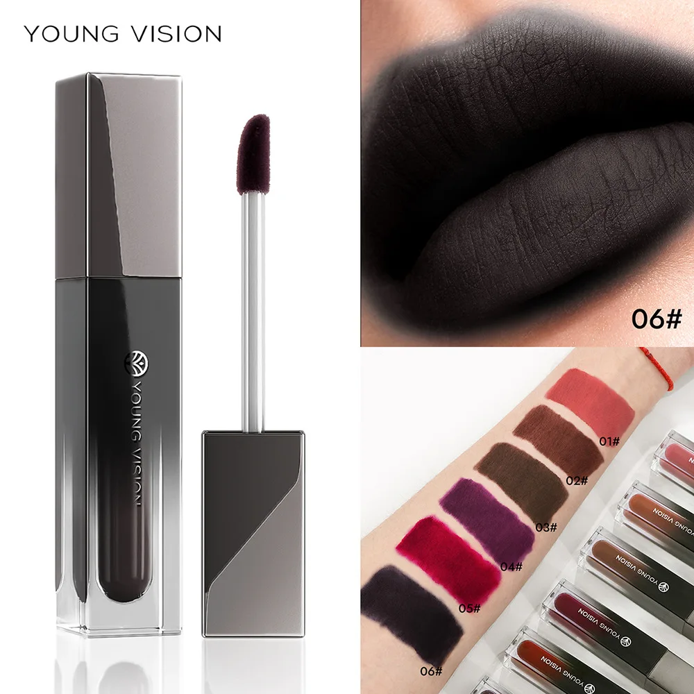 YOUNG VISION Matte Velvet Matte Lip Mud, Gothic Makeup, Multi-Purpose Lip Makeup