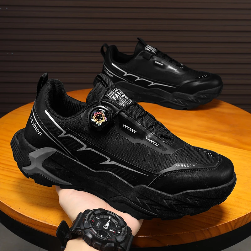 2025 حذاء مشي جديد قابل للتنفس، مقاوم للتآكل، متين، مقاوم للانزلاق مع قبضة فائقة، حذاء مشي خفيف الوزن #2