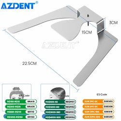 Dental ortodontyczne okluzyjne szczęście AZDENT odlewanie szczęka lisa płaszczyzna płyta 3D trójwymiarowe tworzenie metalu kompletna proteza