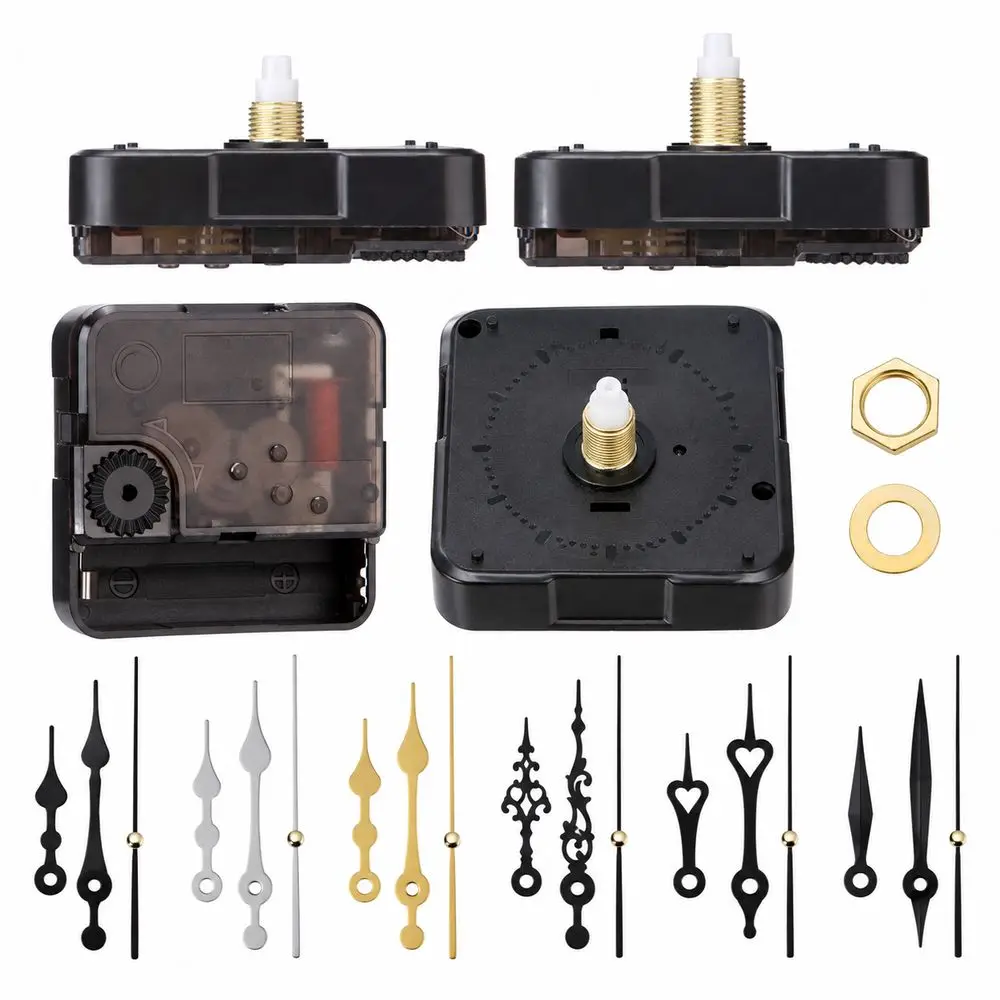 Silent Sweep Classic Quartz Clock Movement Quartz Powered Battery Operated Clock Mechanism Decorative Hands