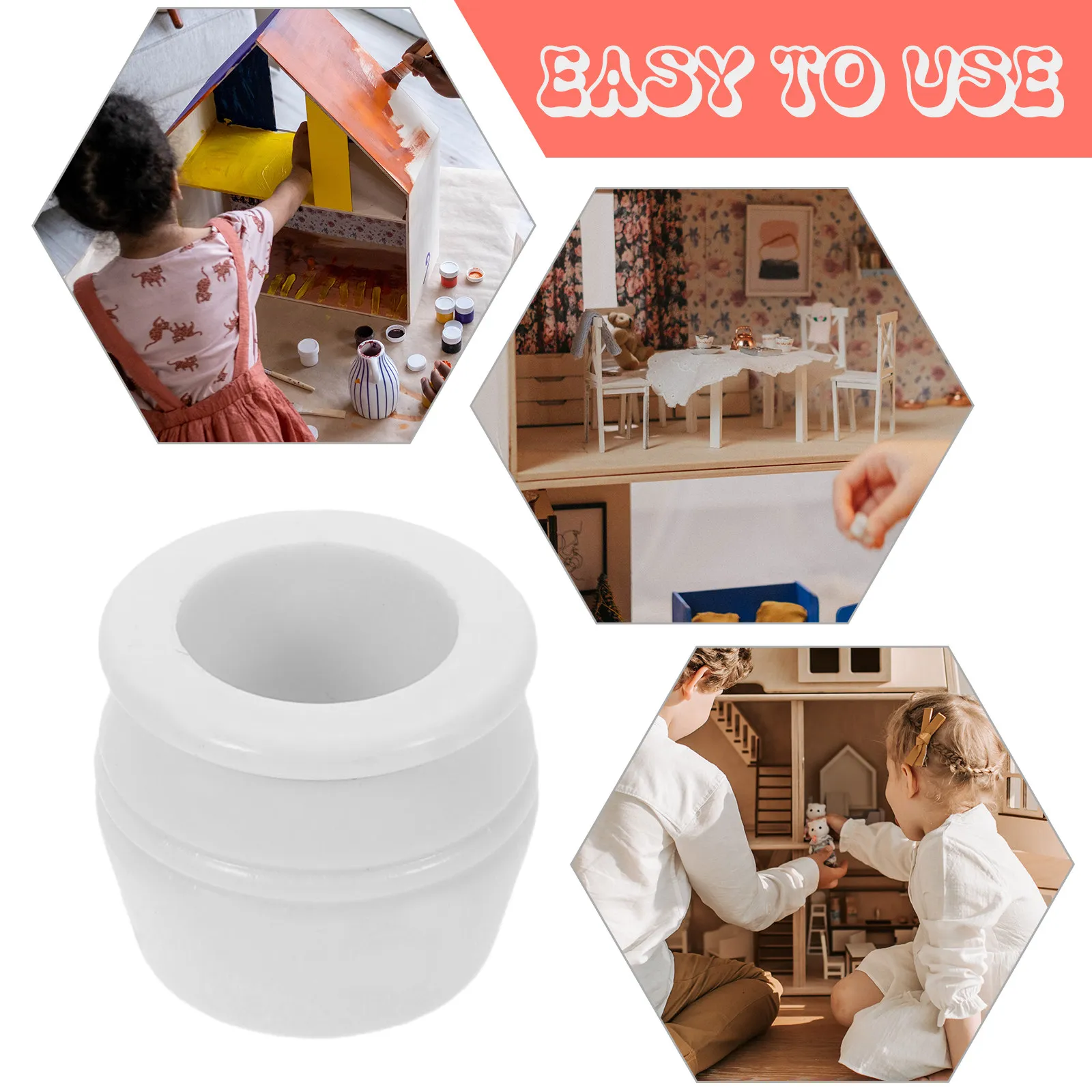 

30Pcs Mini Flower Pots Decor Small Plastic Bonsai Simulation Planters for Creative DIY Miniature Garden and Fairy Flower Pot