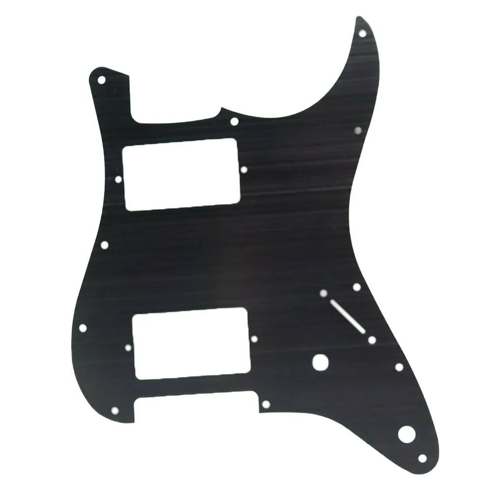 1pcs Metal Guitar Pickguard 11 Holes HH Pickguard Scratch Plate Compatible For ST SQ Style Guitar 6 Coloer