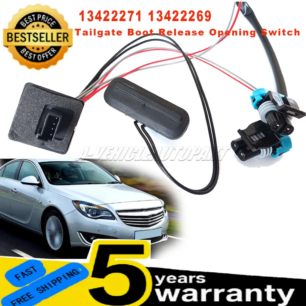 1PC Or 2PCS Tailgate Boot Release Opening Switch For Opel Vauxhall Meriva 13271692 13422271 13359894 Car Accessories