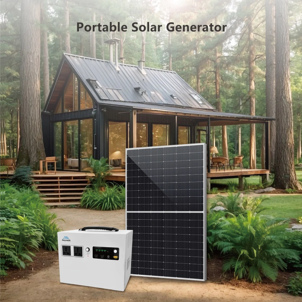 All-in-One Solar Generator MPPT' 1200W Pure Sine Wave 960Wh 19.2V 50Ah LiFePO4 Battery Home Use Solar Power Station