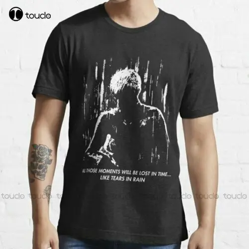 New Runner - Like Tears In Rain Essential T-Shirt Unisex Movie 1982 Sci-Fi Cotton T Shirt Tee Tshirt Dress Fashion Funny New