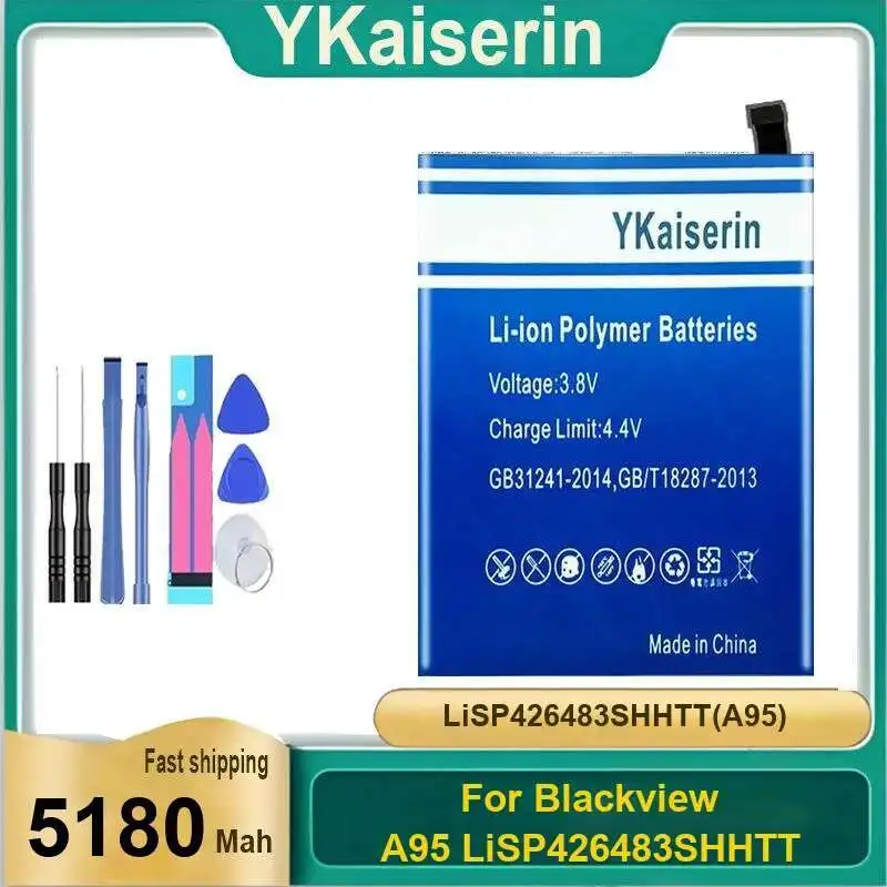 

5180Mah Lisp426483shhtt A95 Robust For Blackview Mobile Phone Battery