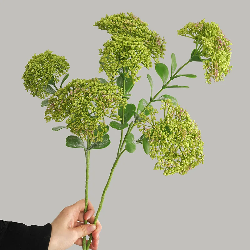 زهور الكوبية الاصطناعية حفل زفاف ديكور المنزل غرفة المنزل الجدول الديكور هدية F1270 #4