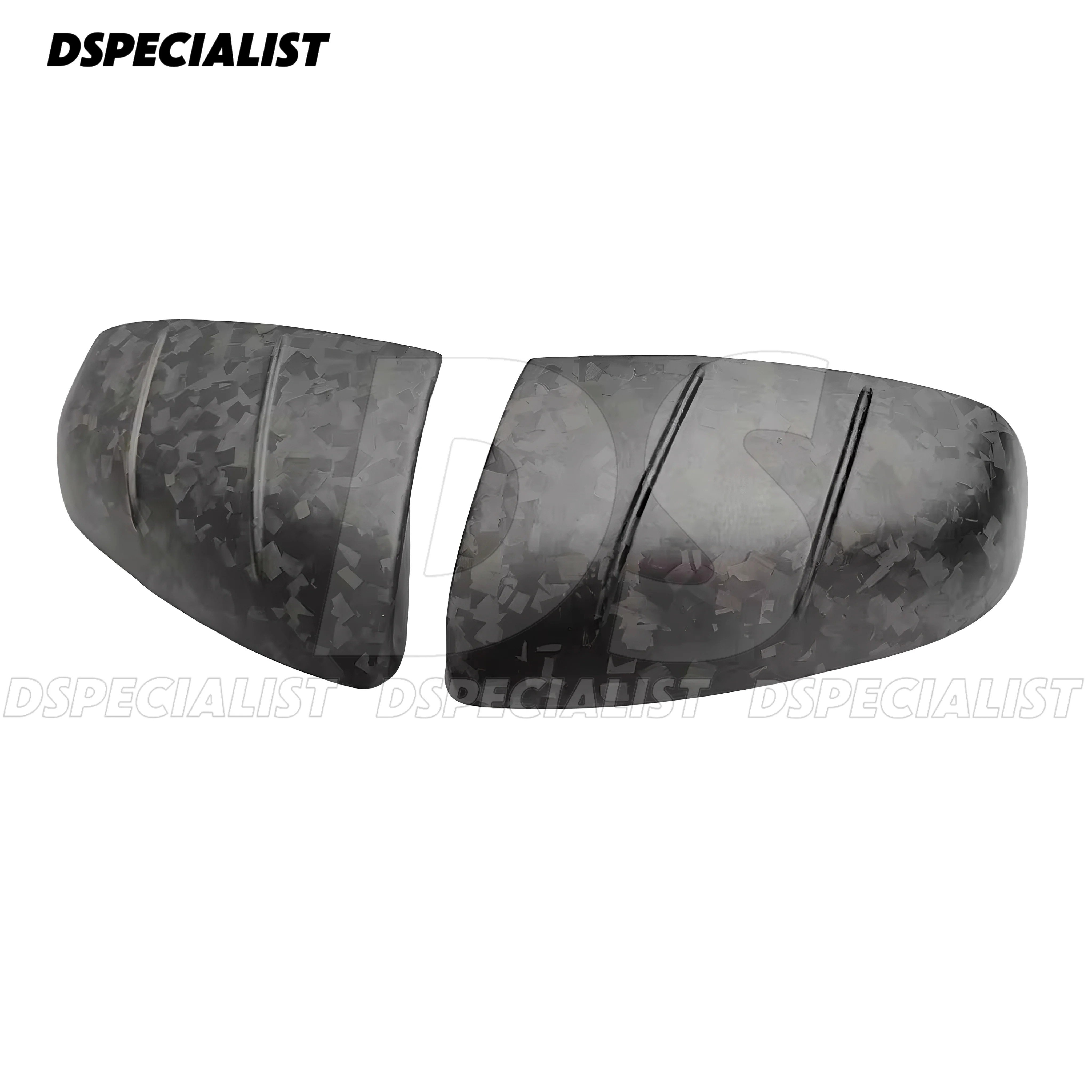 MSY Style Forged Dry Carbon Fiber Mirror Cap Covers For Bentley Bentayga Side Rearview Mirror Trim 2021-2025