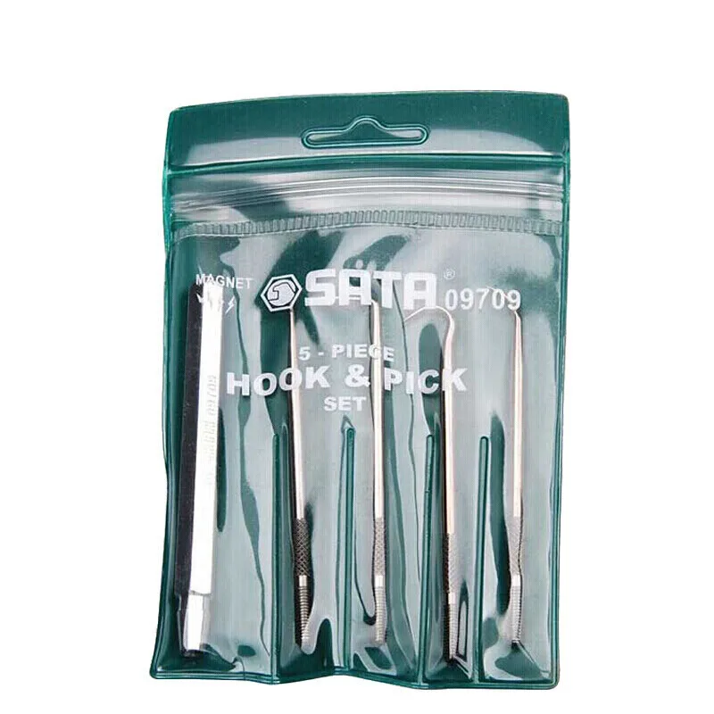 Imagem -05 - Sata 09709 Sealing Ring Hook Assembly Reparação Automotiva Extrator de Selo de Óleo O-ring Junta Pcs