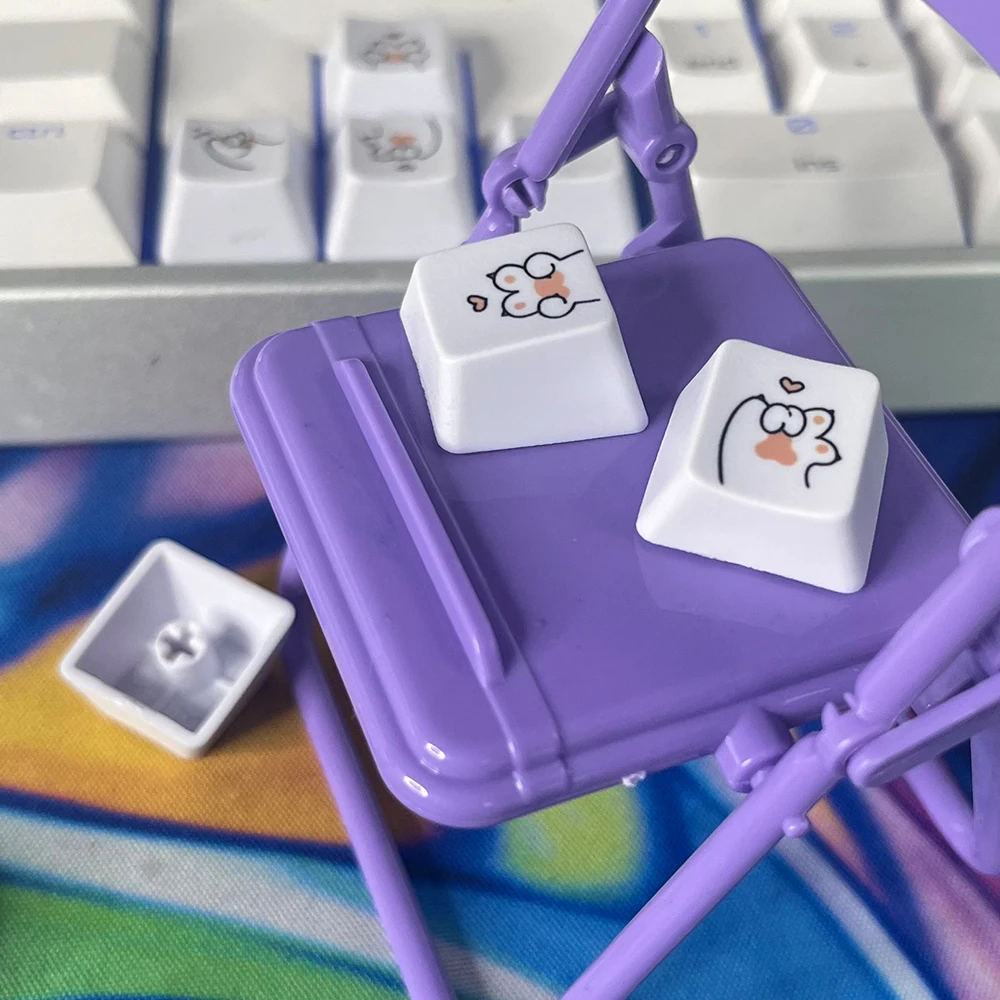Cute Keycaps For Mechanical Keyboards - R1 Height - ABS Material - 4Pcs Replacement Cap for Arrow Keys and All R1Keys