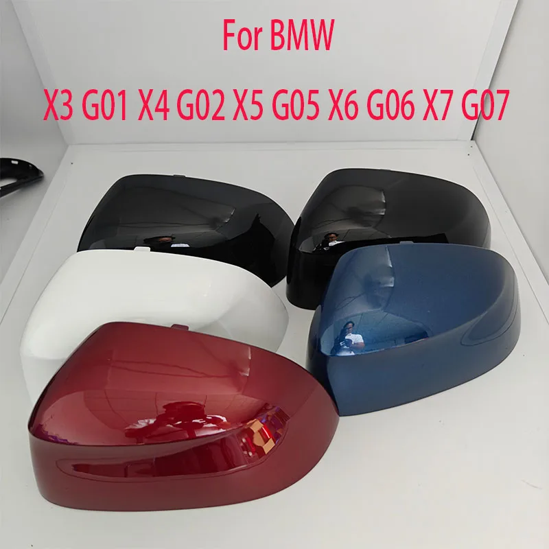 For BMW X3 G01 X4 G02 X5 G05 X6 G06 X7 G07 Rearview Mirror Cover Housing Multiple Colors 51168496623 51168496624 Left Right