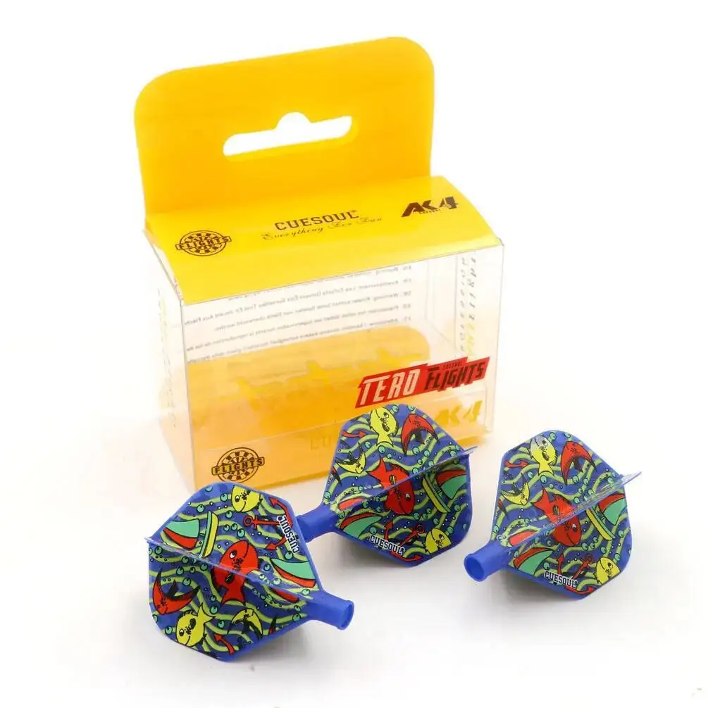 

CUESOUL AK4 Полеты для дротика Стандартная форма Ocean Drive Дизайн Штифт для дротика Полеты для дротика Вал для дротика